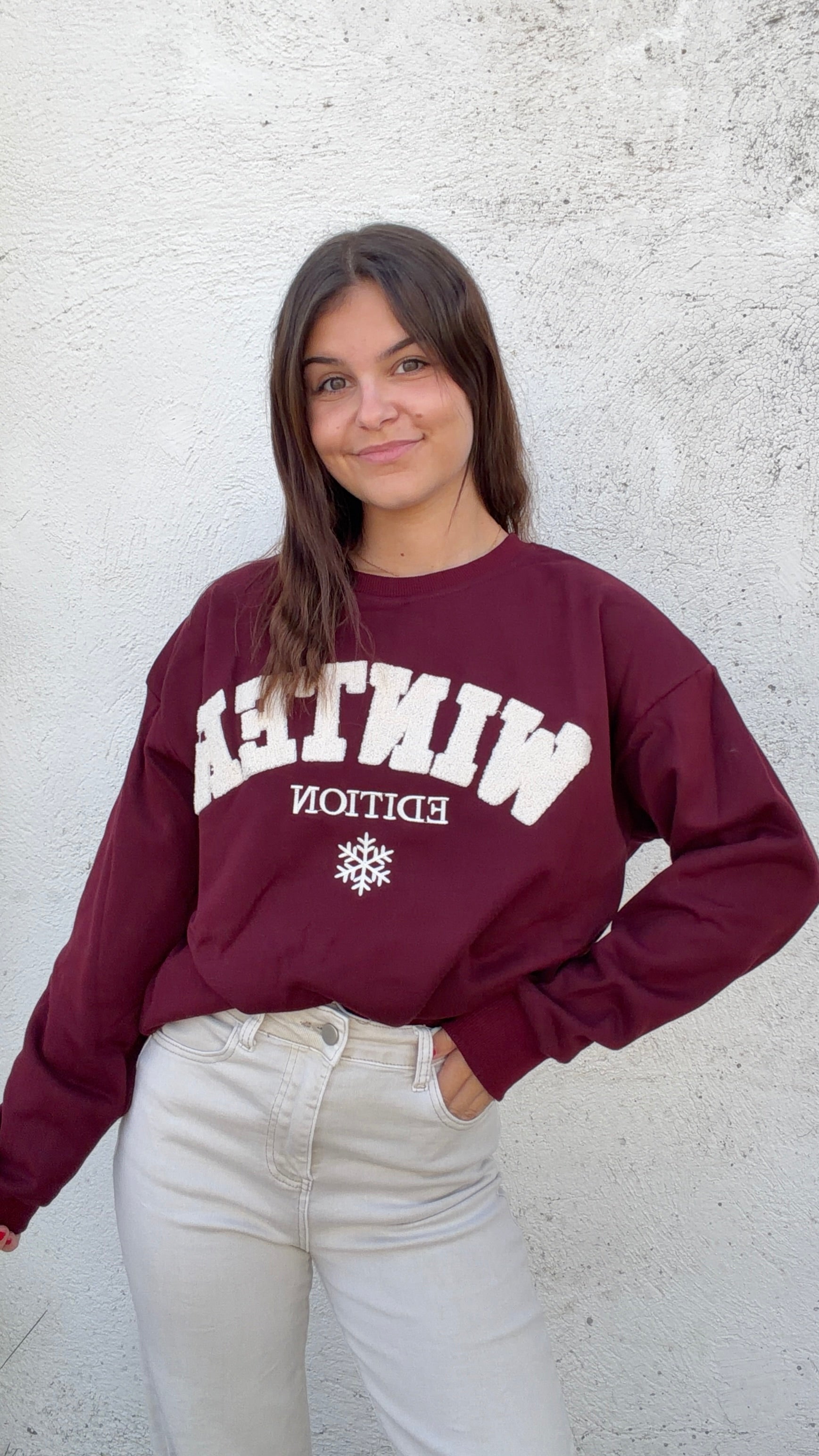 Sweat Winter - Bordeaux Paula