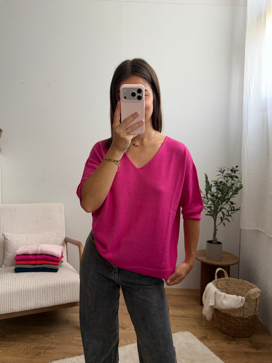 Pull Romy - Fuchsia Paula