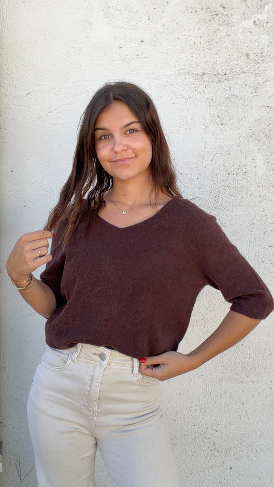 Pull Romy - Chocolat Paula