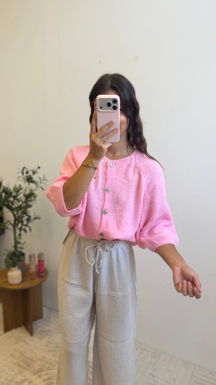 Gilet Soline - Rose Paula