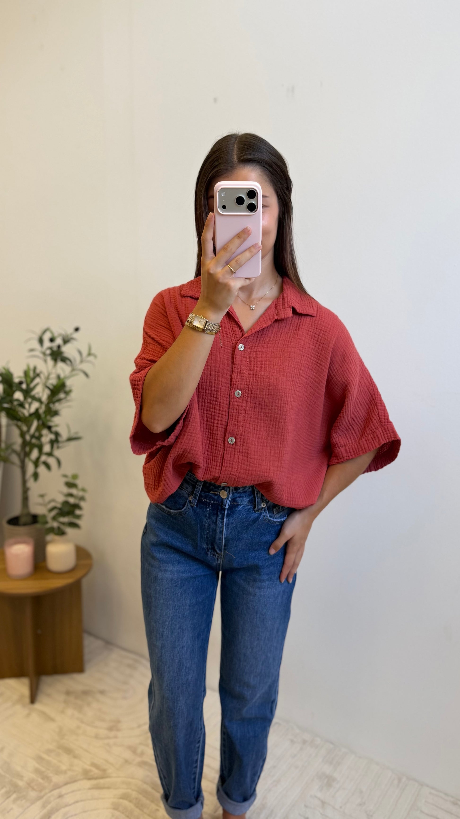 Chemise Olga - Terracotta Paula