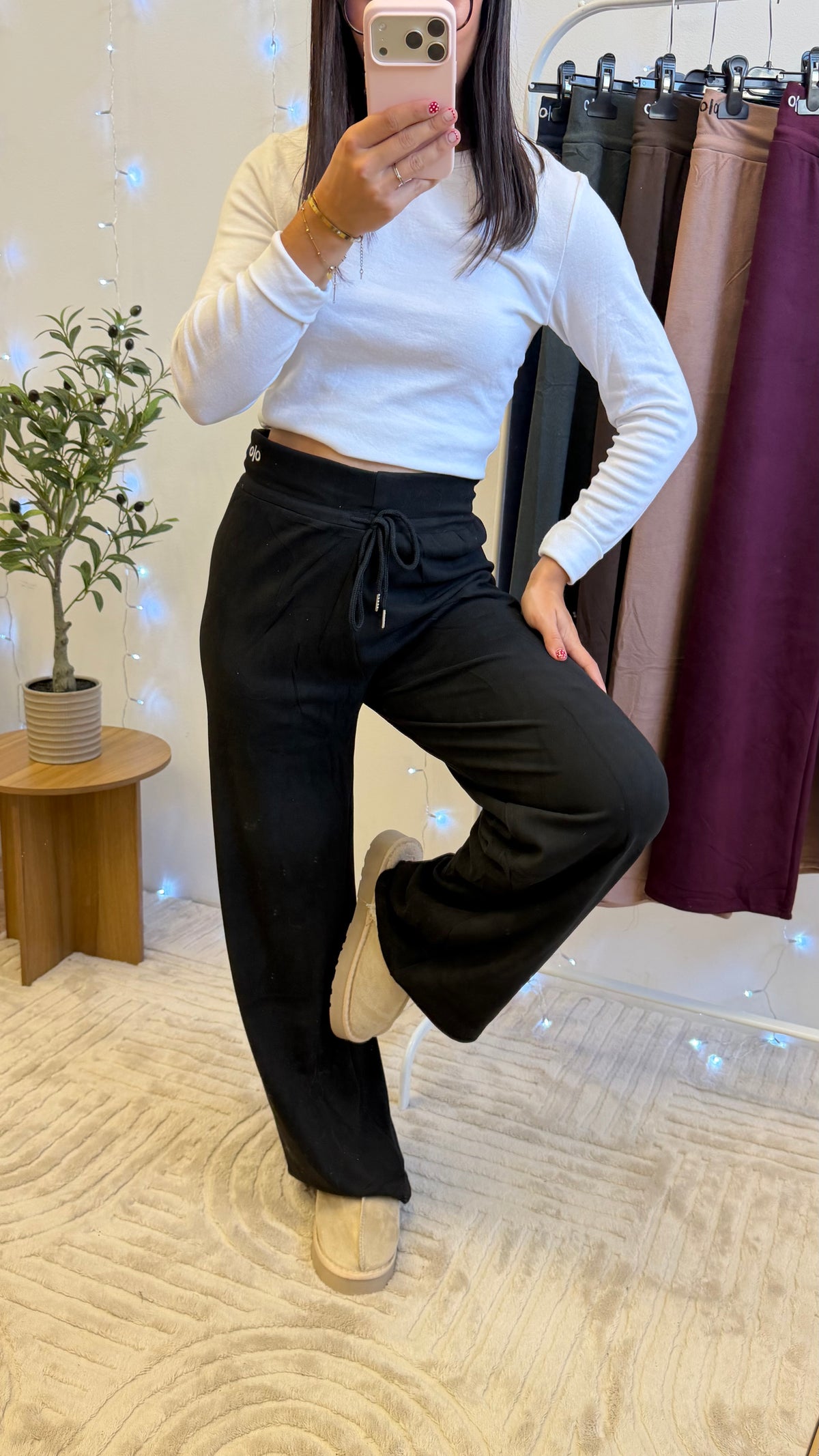 Pantalons Cosy - Noir Paula