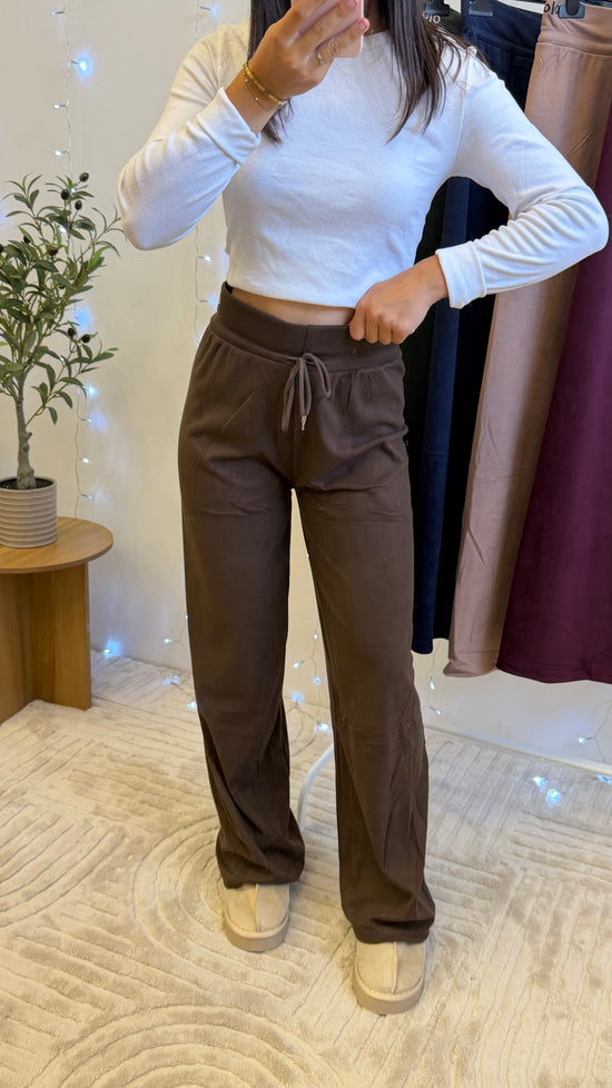 Pantalons Cosy - Marron Paula