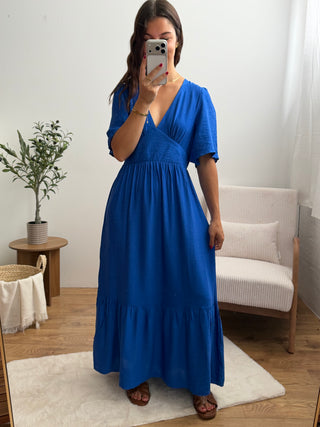 Robe Ambre - Bleu roi Paula