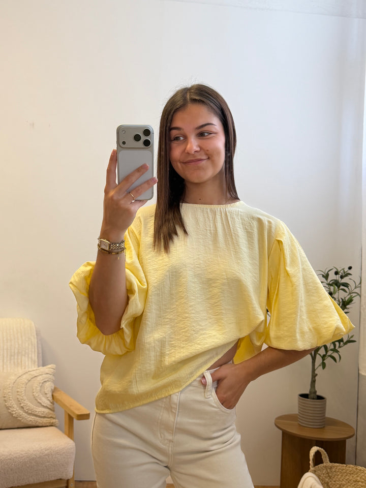 Blouse Thais - Jaune Paula