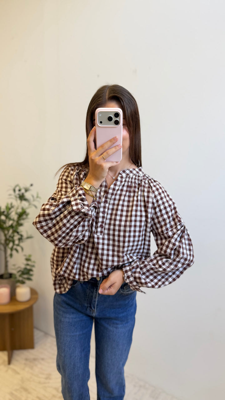 Chemise Agathe - Marron Paula
