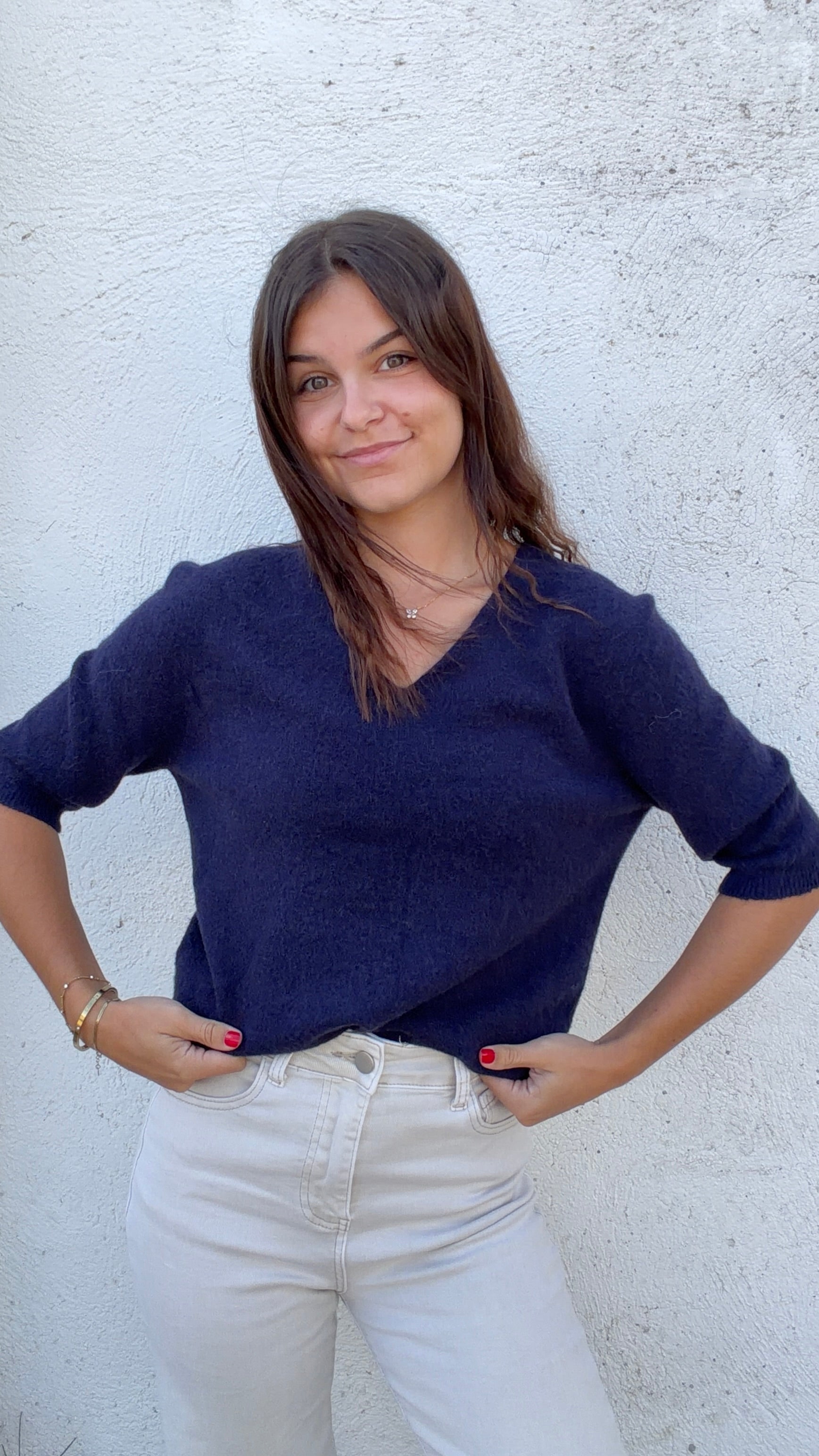 Pull Romy - Bleu marine Paula