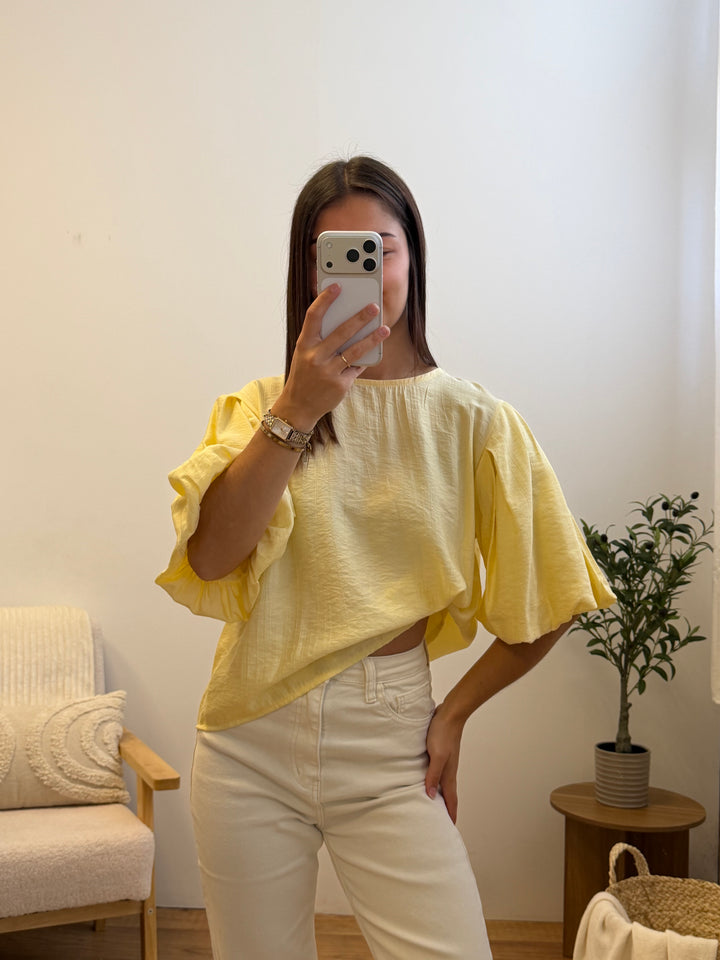 Blouse Thais - Jaune Paula