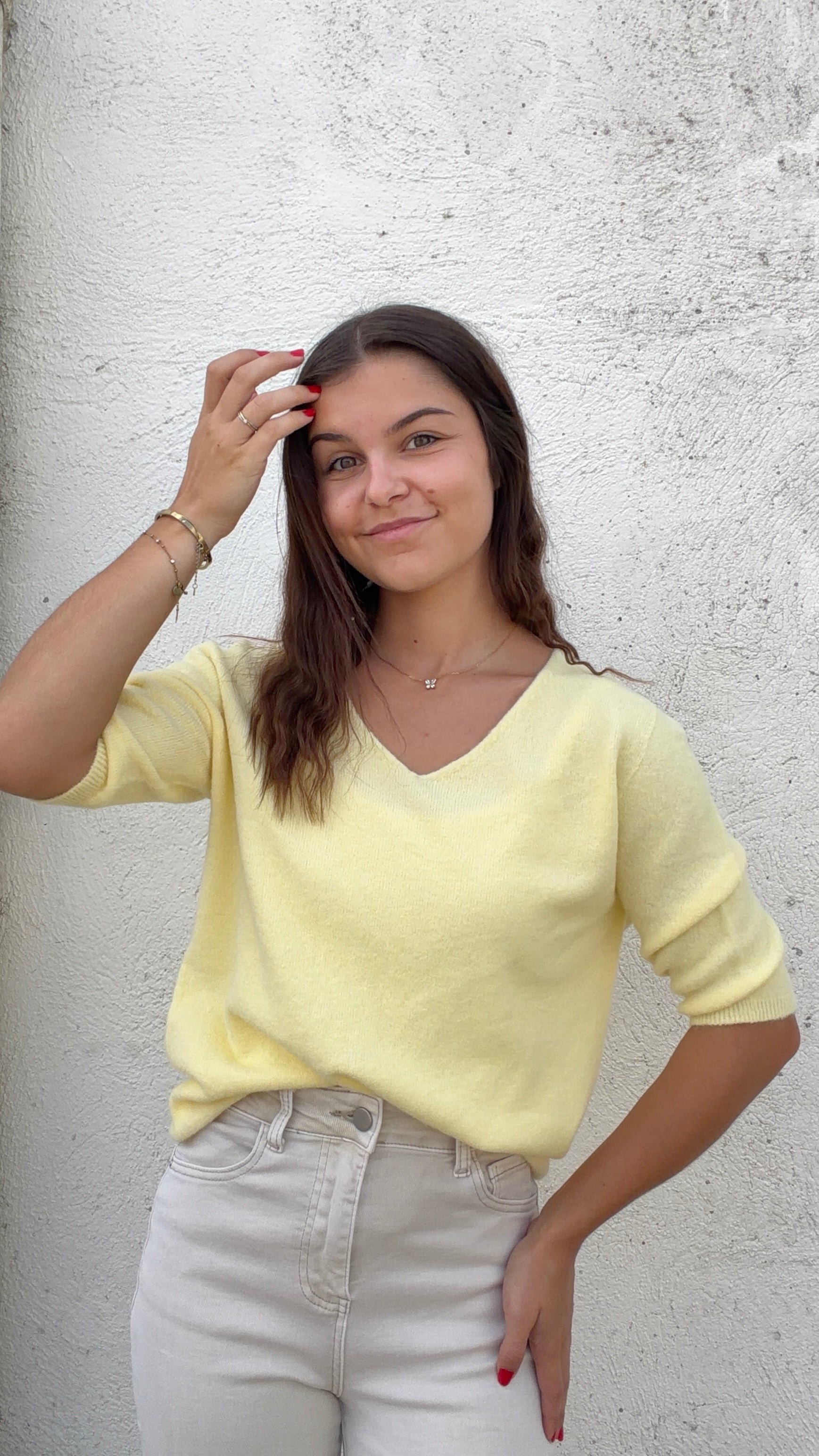 Pull Romy - Jaune Paula
