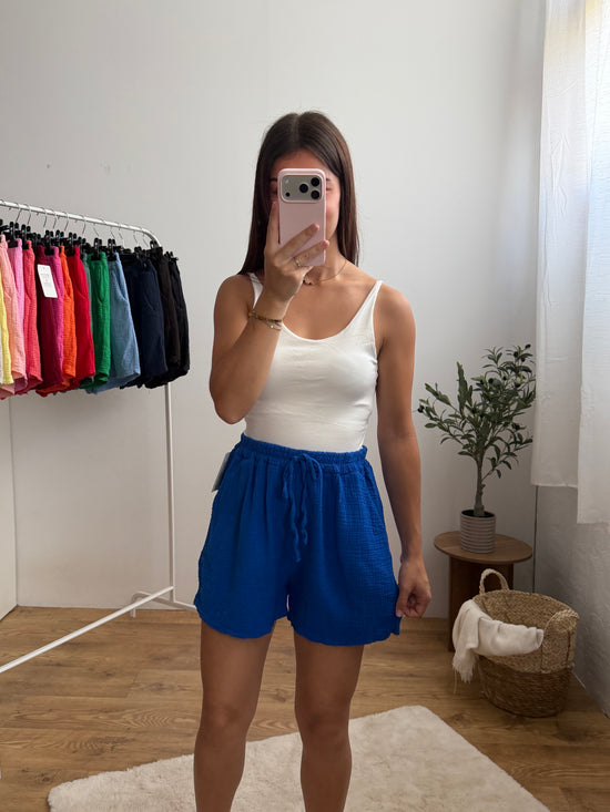 Short gaze de coton - (18 coloris) Paula
