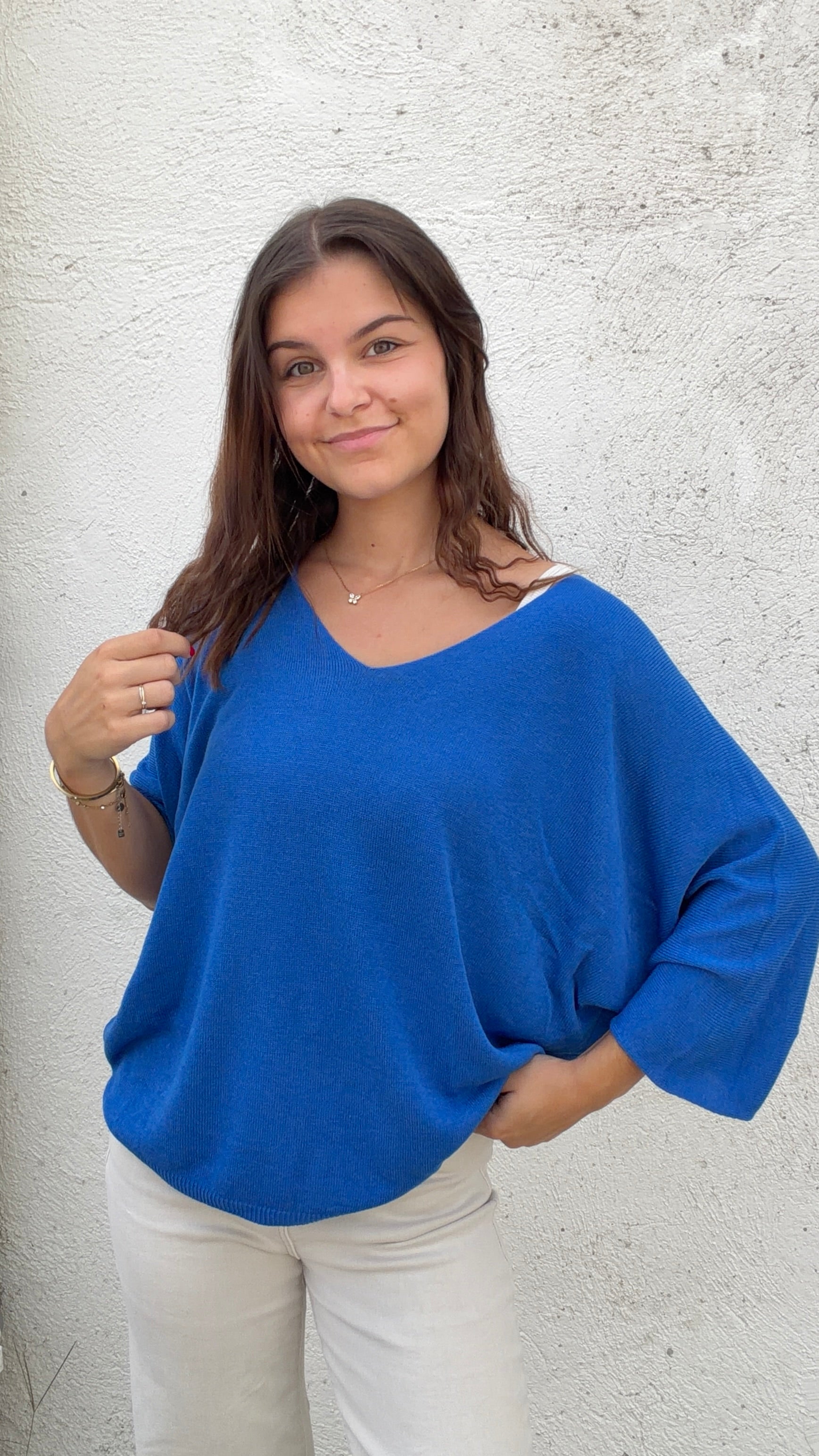 Pull Lola - Bleu roi Paula