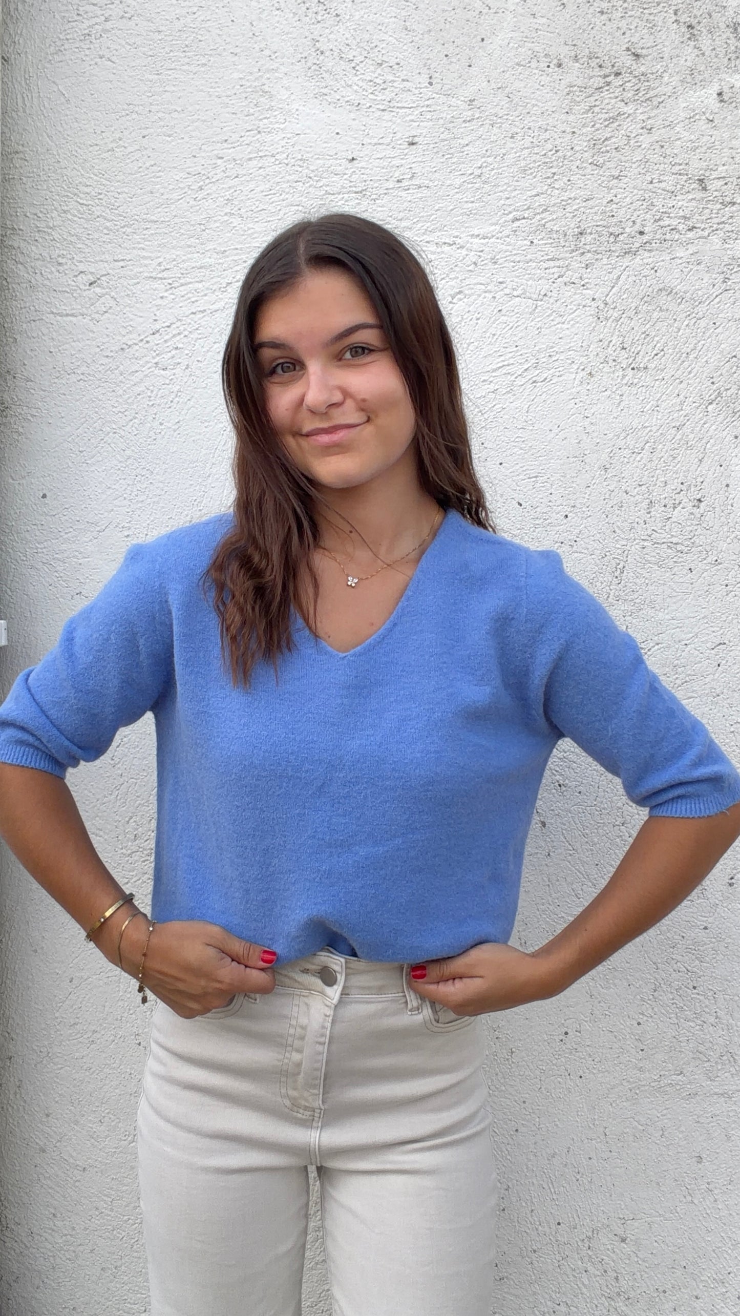 Pull Romy - Bleu clair Paula