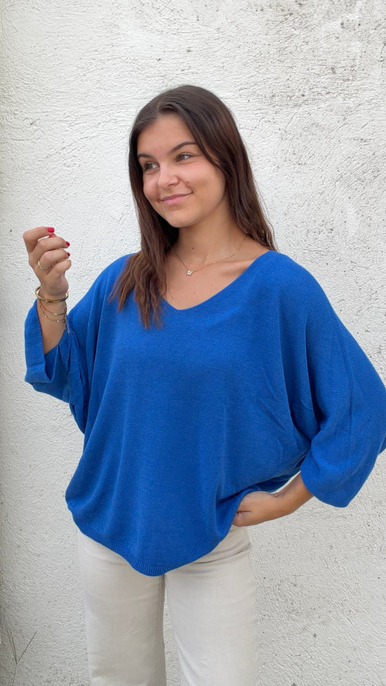 Pull Lola - Bleu roi Paula
