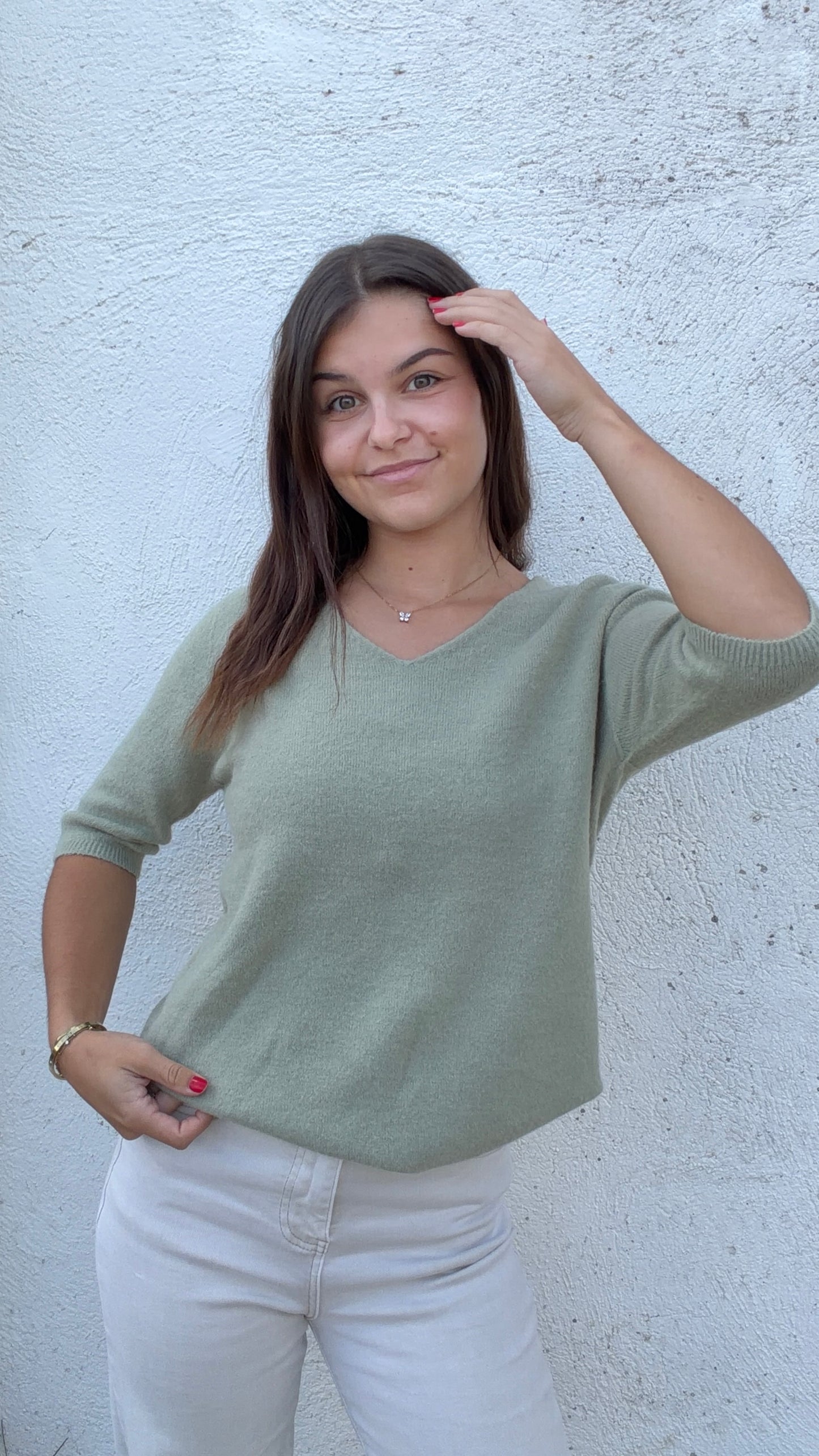 Pull Romy - Olive Paula