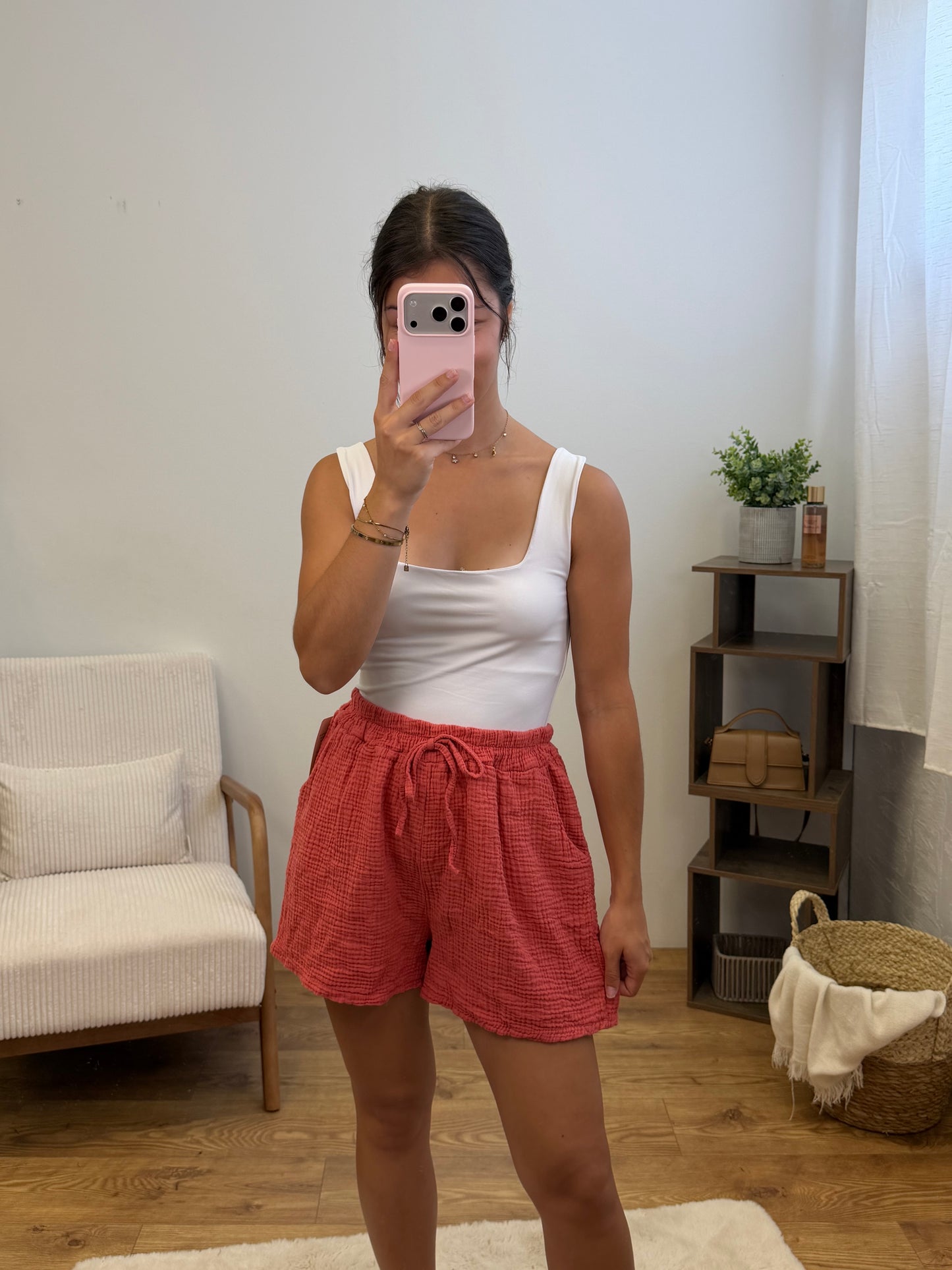 Short gaze de coton - (18 coloris) Paula
