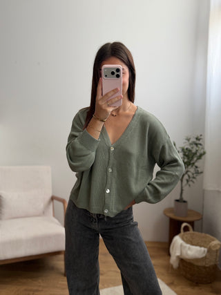Gilet Paloma - Kaki Paula