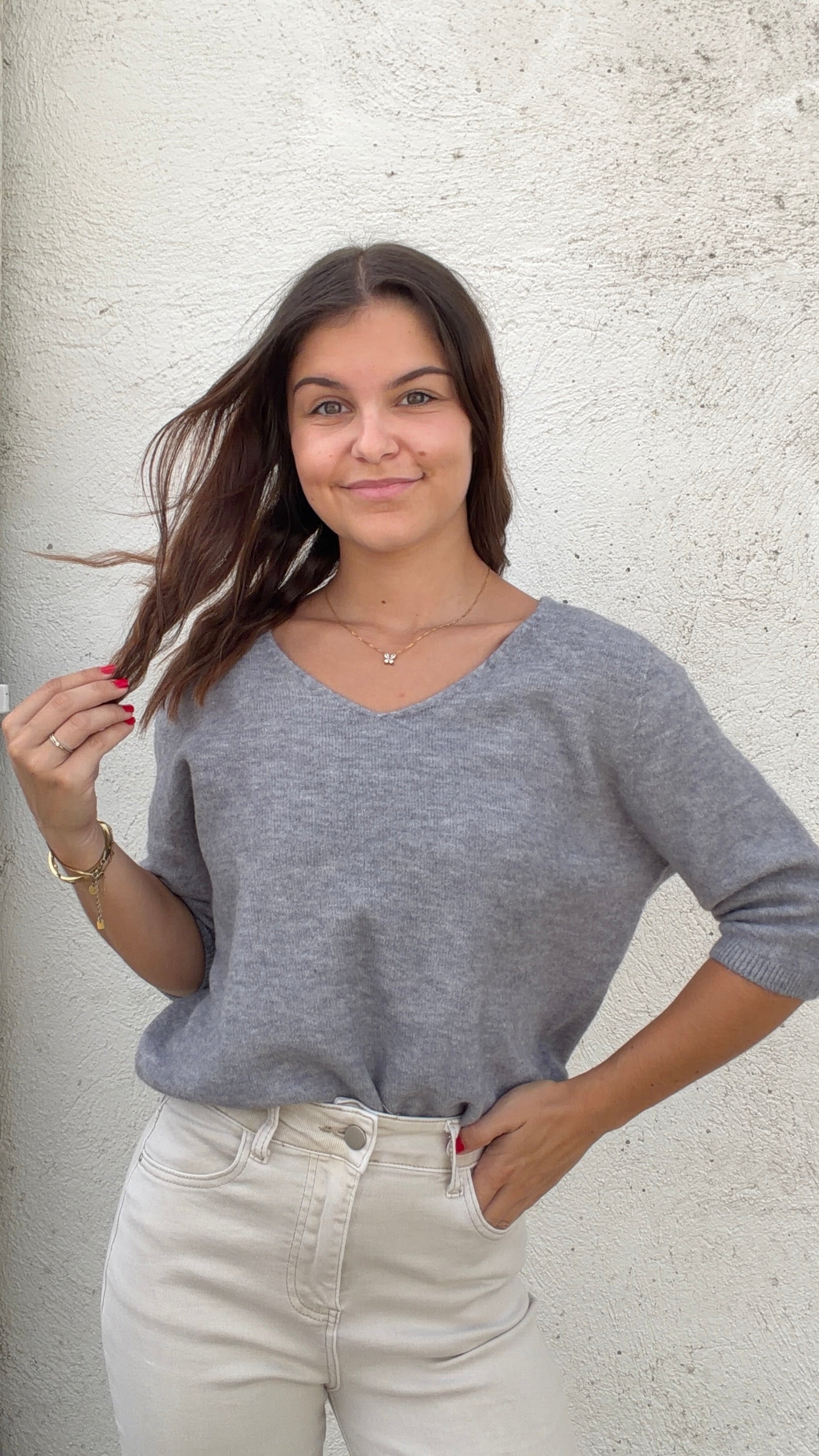 Pull Romy - Gris Paula