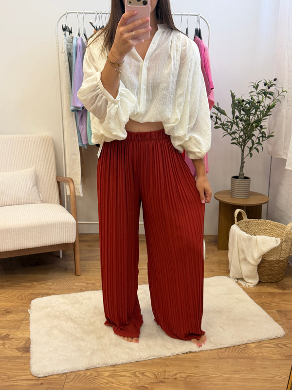 Pantalon Alma - Terracotta Paula