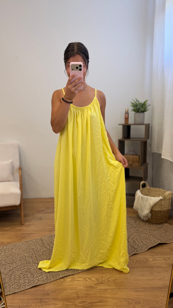 Robe Eva - Jaune Paula