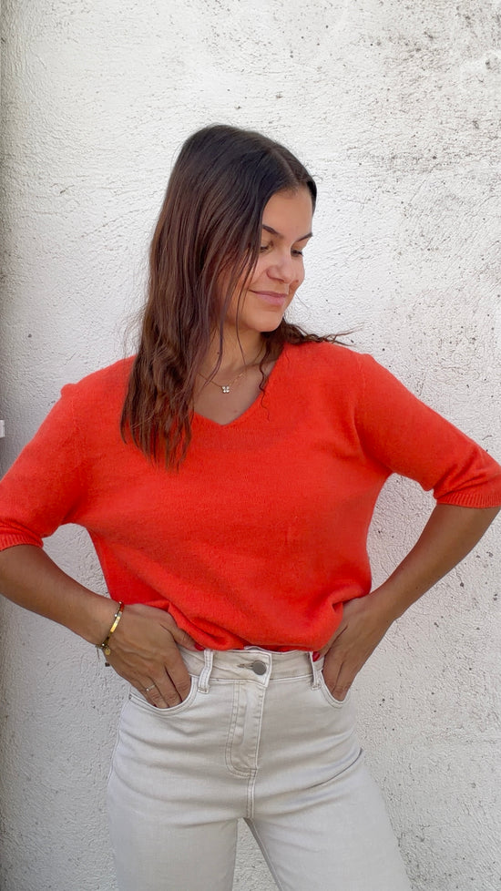 Pull Romy - Orange Paula