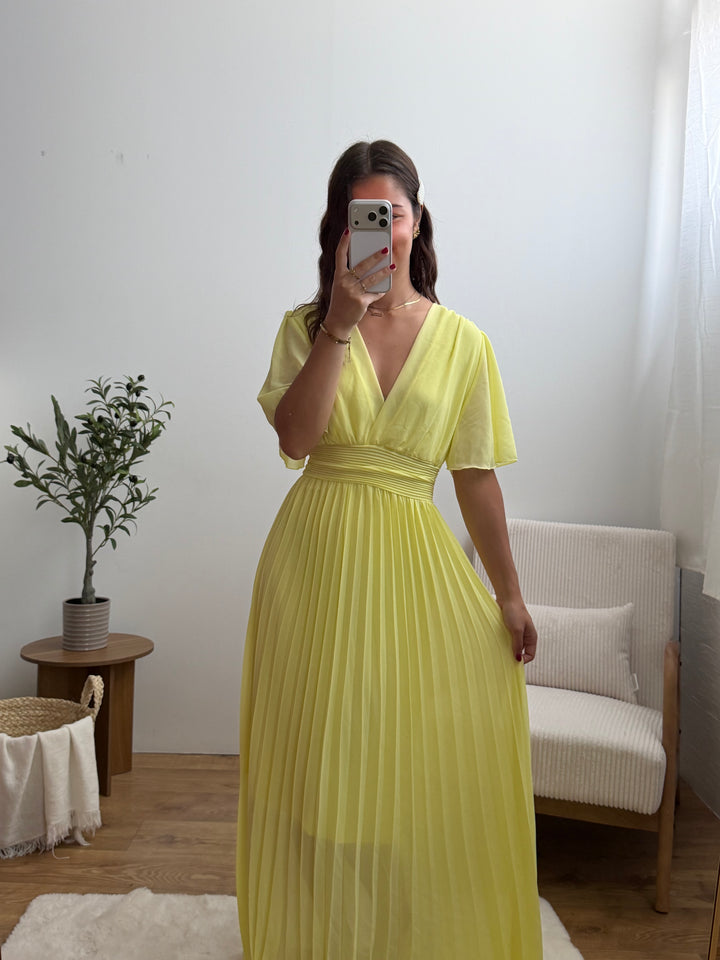 Robe Valentina - Jaune Paula