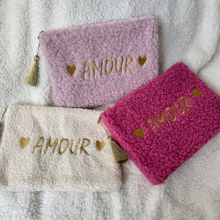 Pochette AMOUR en moumoute