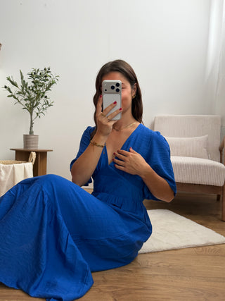 Robe Ambre - Bleu roi Paula