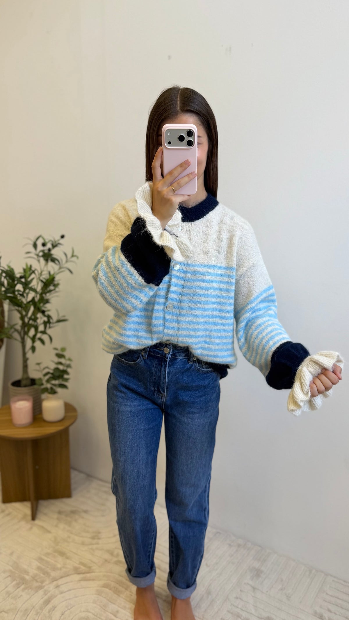 Gilet Jeanne - Bleu Paula
