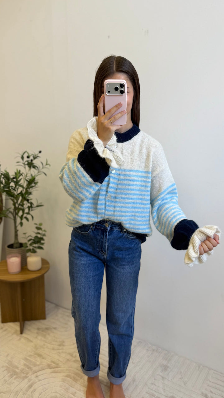 Gilet Jeanne - Bleu Paula