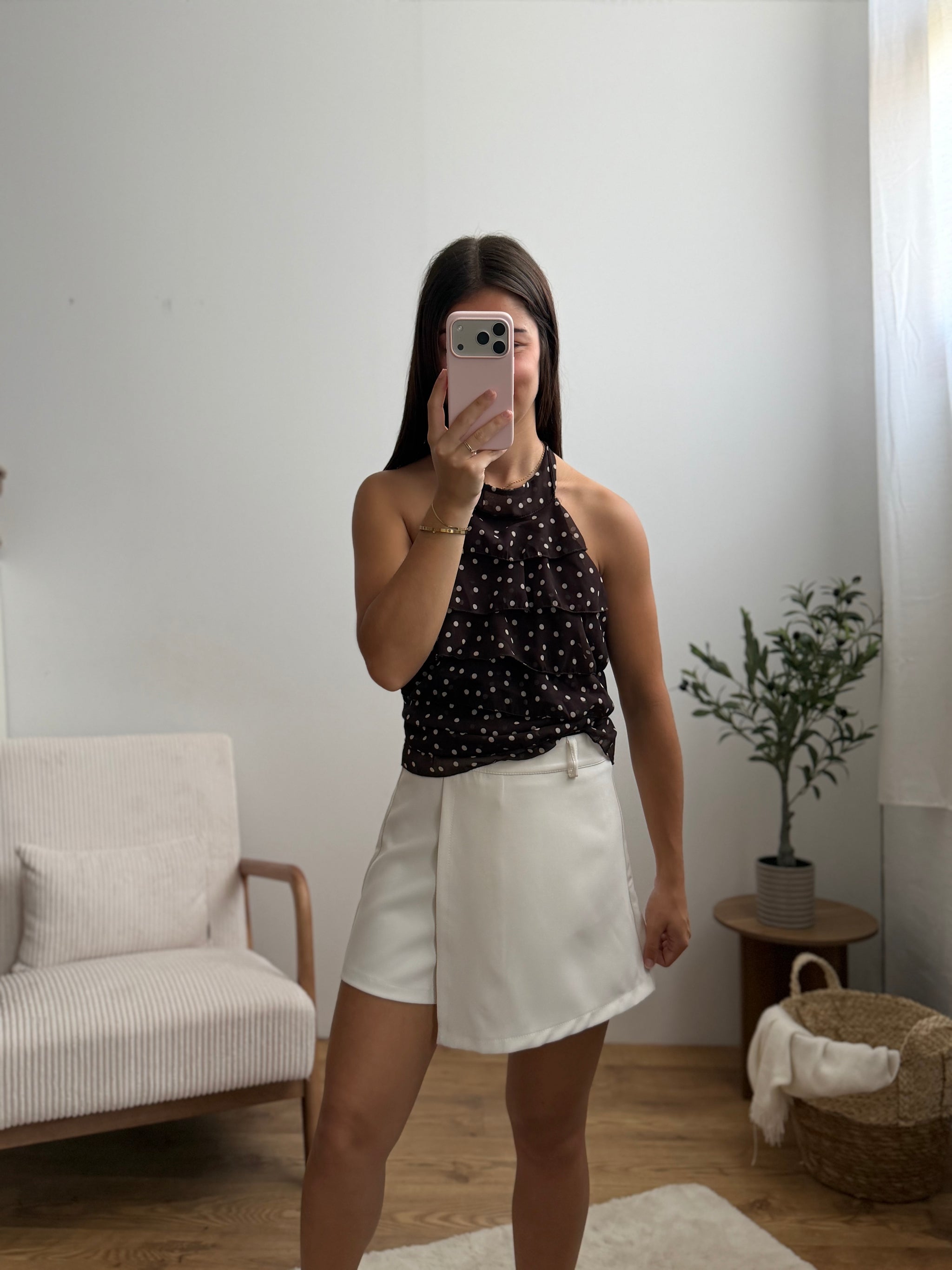 Top à pois Paula