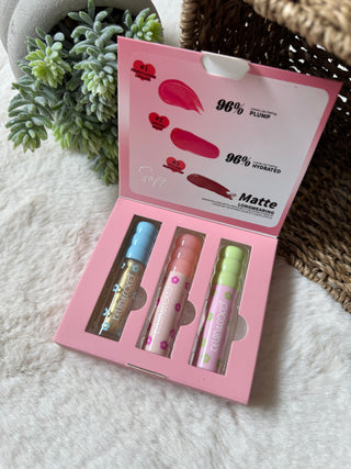 Trio de gloss FLOWER