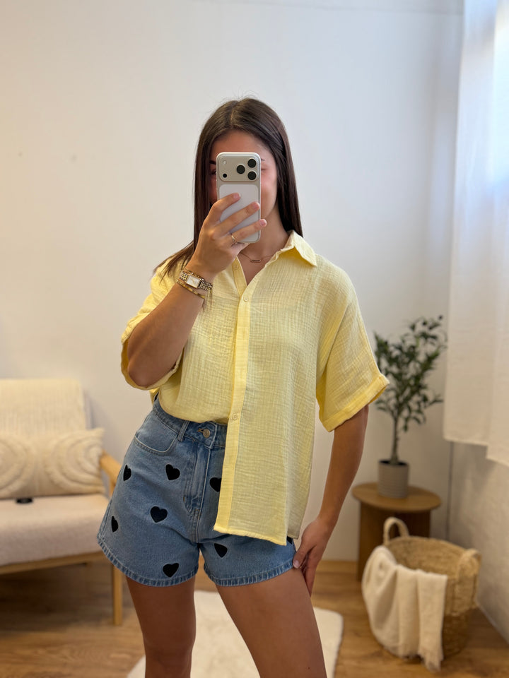 Chemise Emma - Jaune Paula