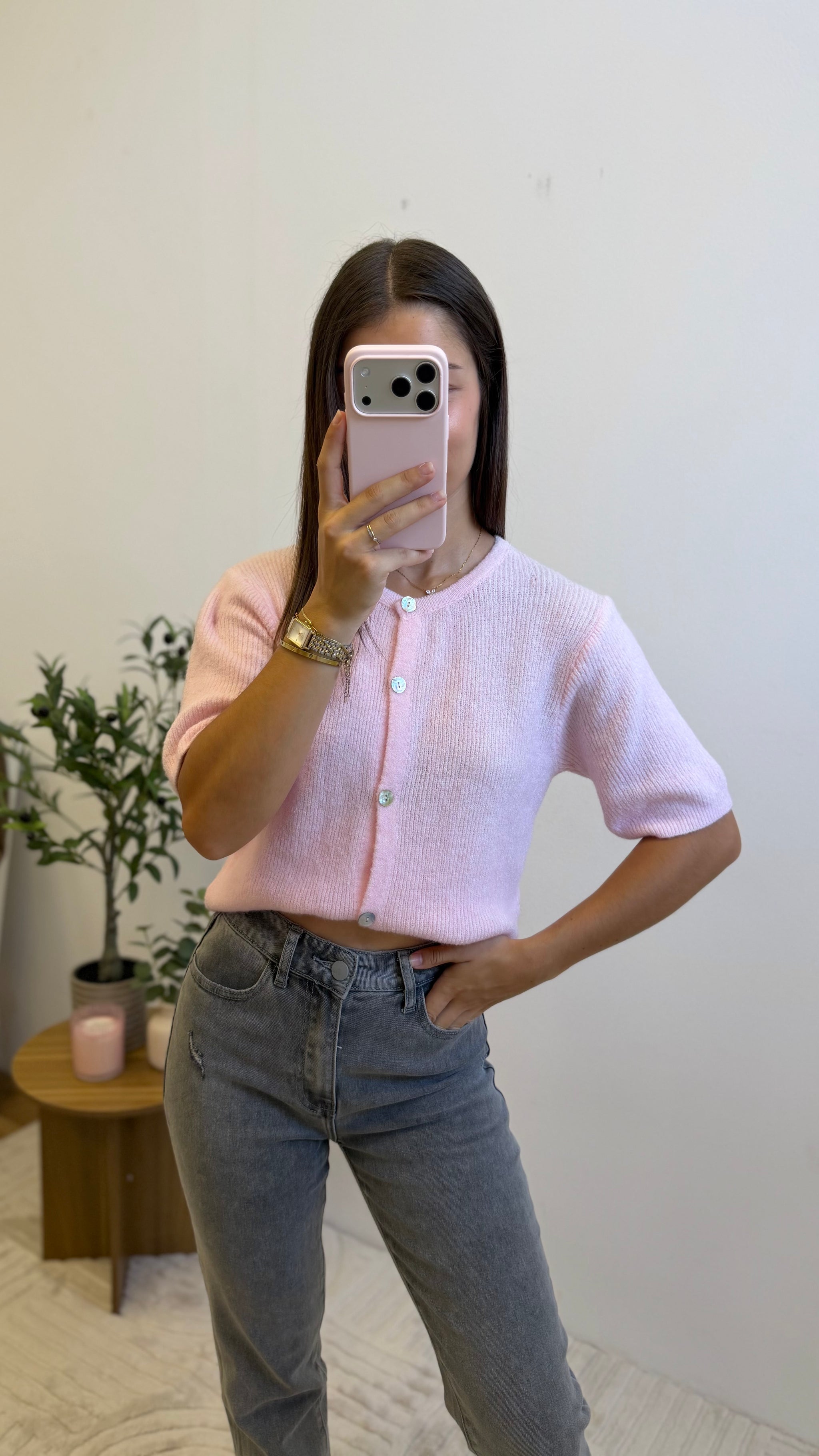 Gilet Jeanne - Rose Paula