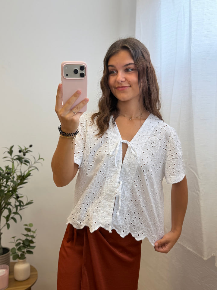 Top Bohème - Blanc Paula