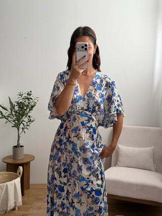 Robe mila - bleu roi Paula
