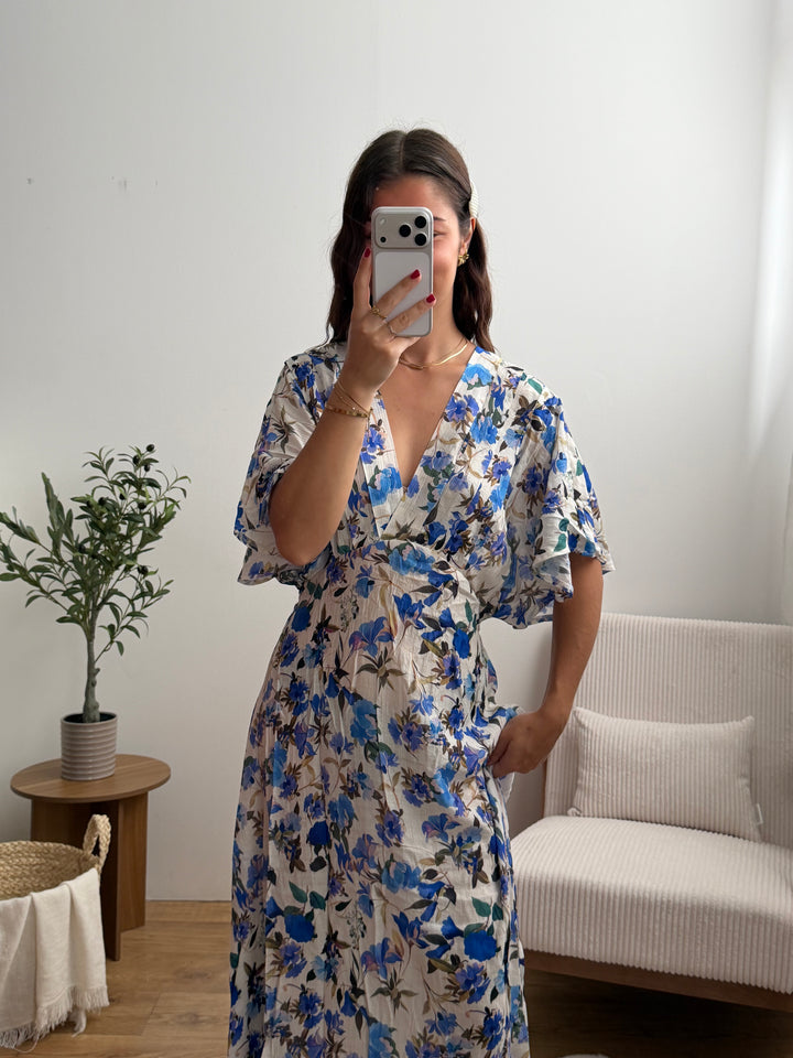 Robe mila - bleu roi Paula