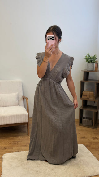 Robe Stella - Taupe Paula