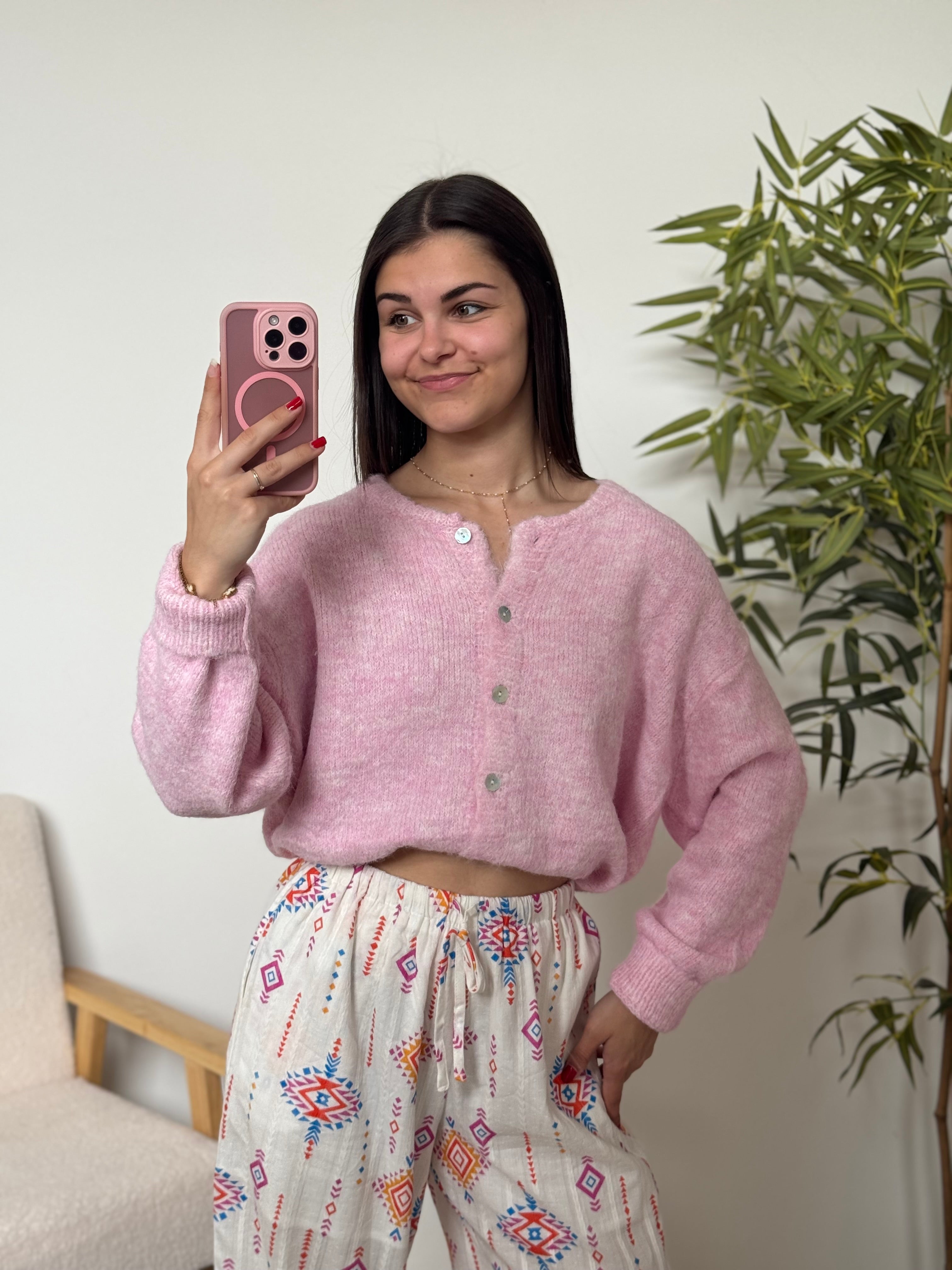 Gilet ALBA Rose