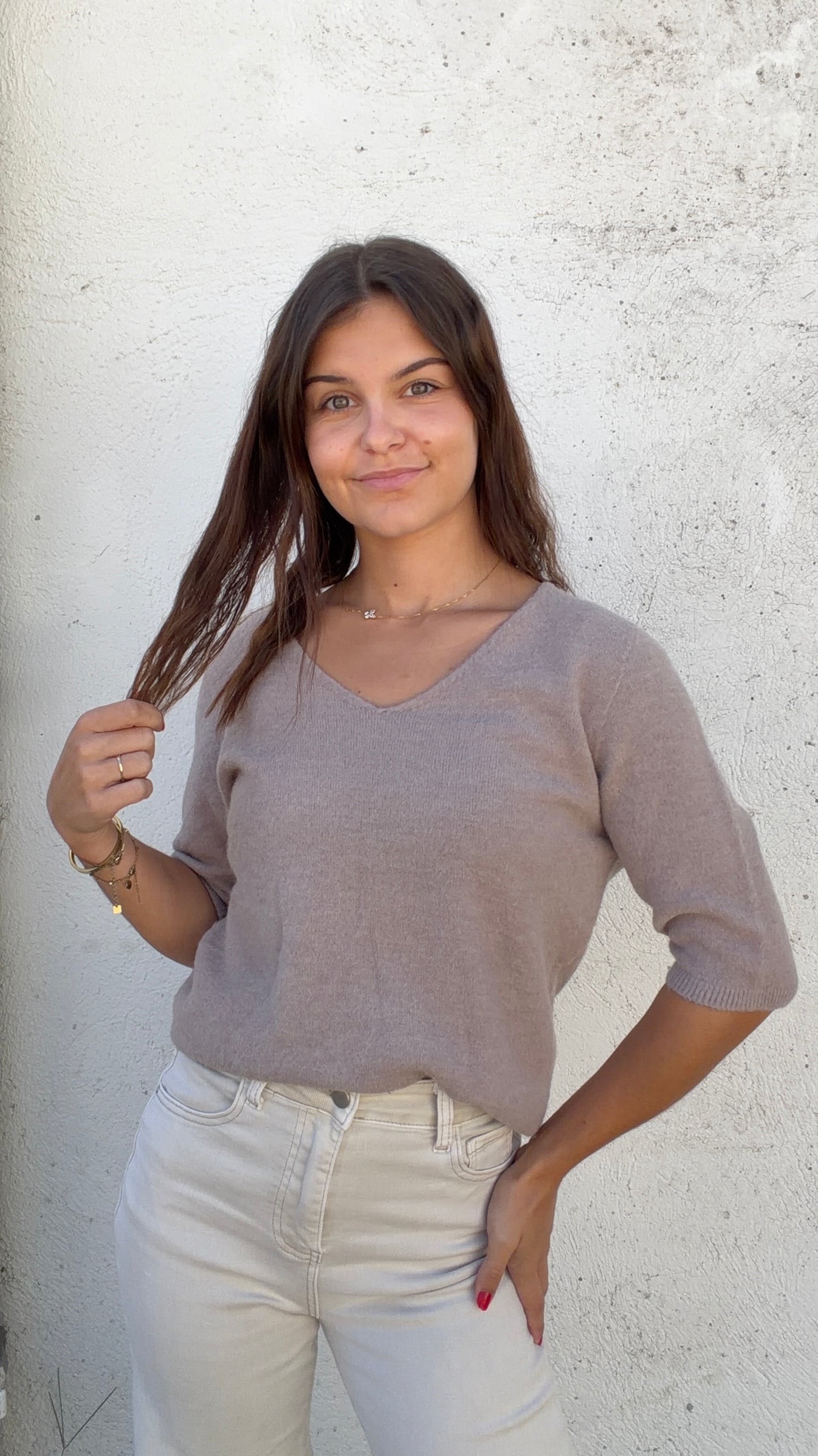 Pull Romy - Taupe Paula