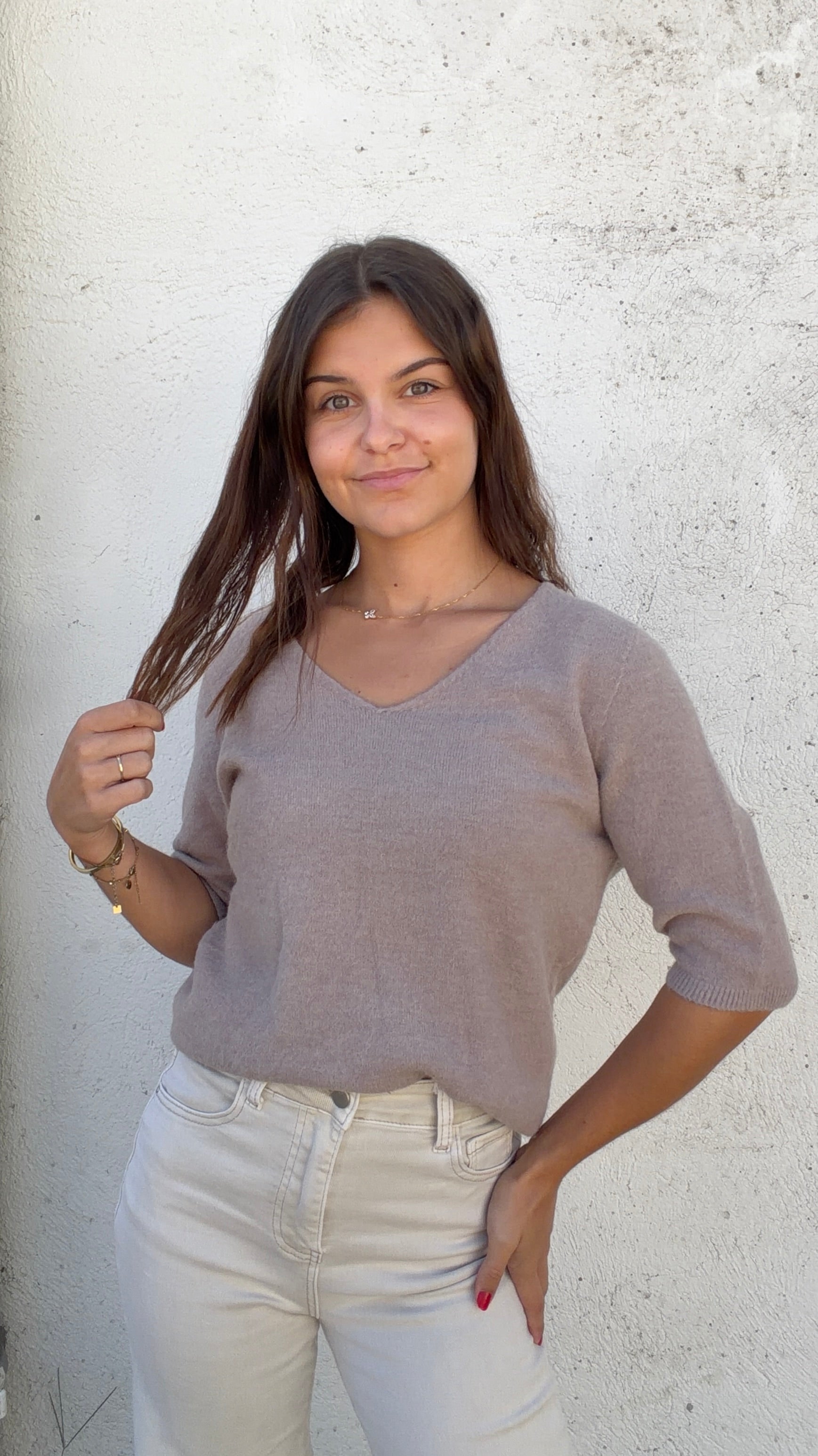 Pull Romy - Taupe Paula