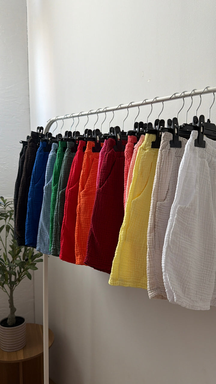 Short gaze de coton - (18 coloris) Paula