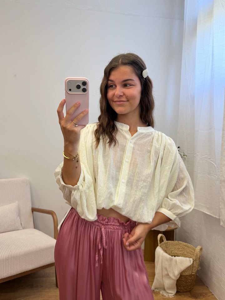 Blouse Ninon - Ecru Paula