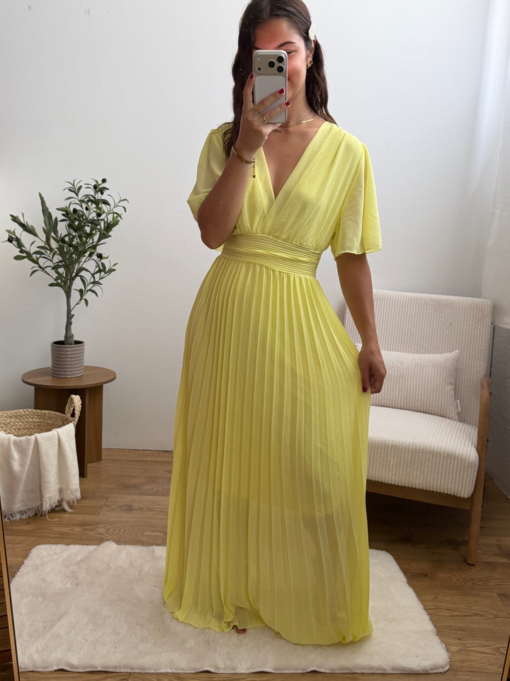Robe Valentina - Jaune Paula