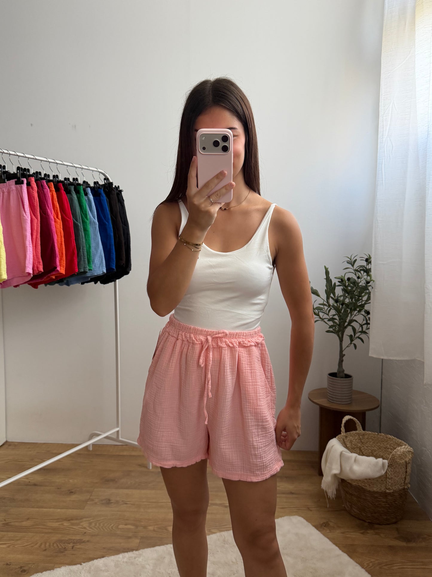 Short gaze de coton - (18 coloris) Paula