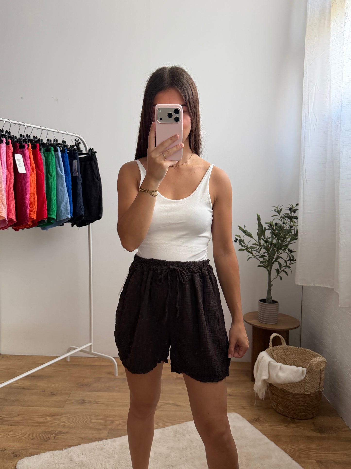 Short gaze de coton - (18 coloris) Paula