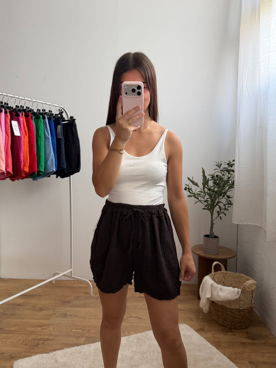 Short gaze de coton - (18 coloris) Paula