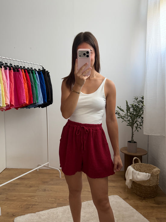 Short gaze de coton - (18 coloris) Paula