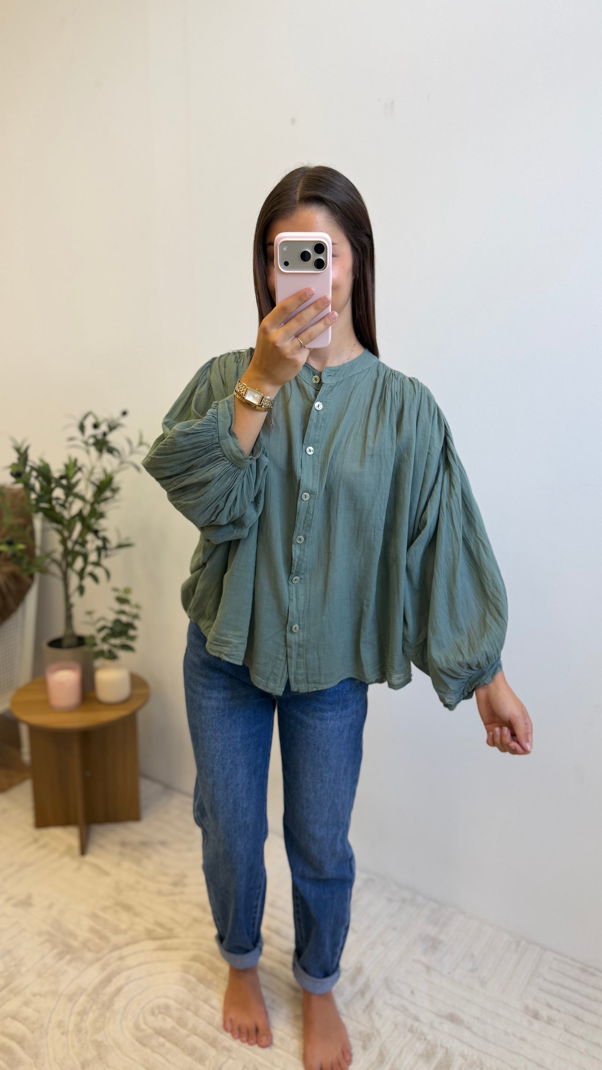 Chemise Paloma - Kaki Paula