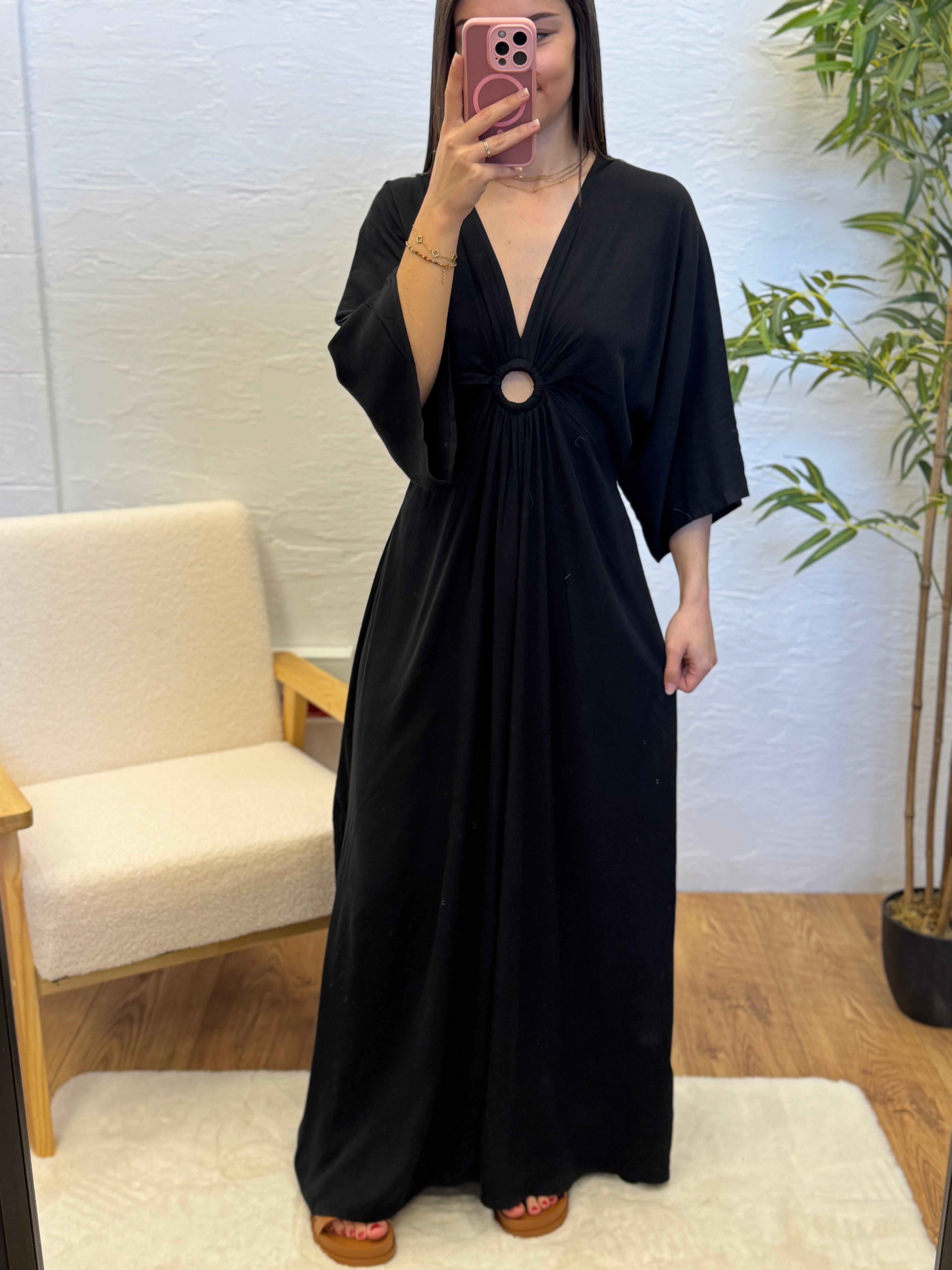 Robe BERTHA noir