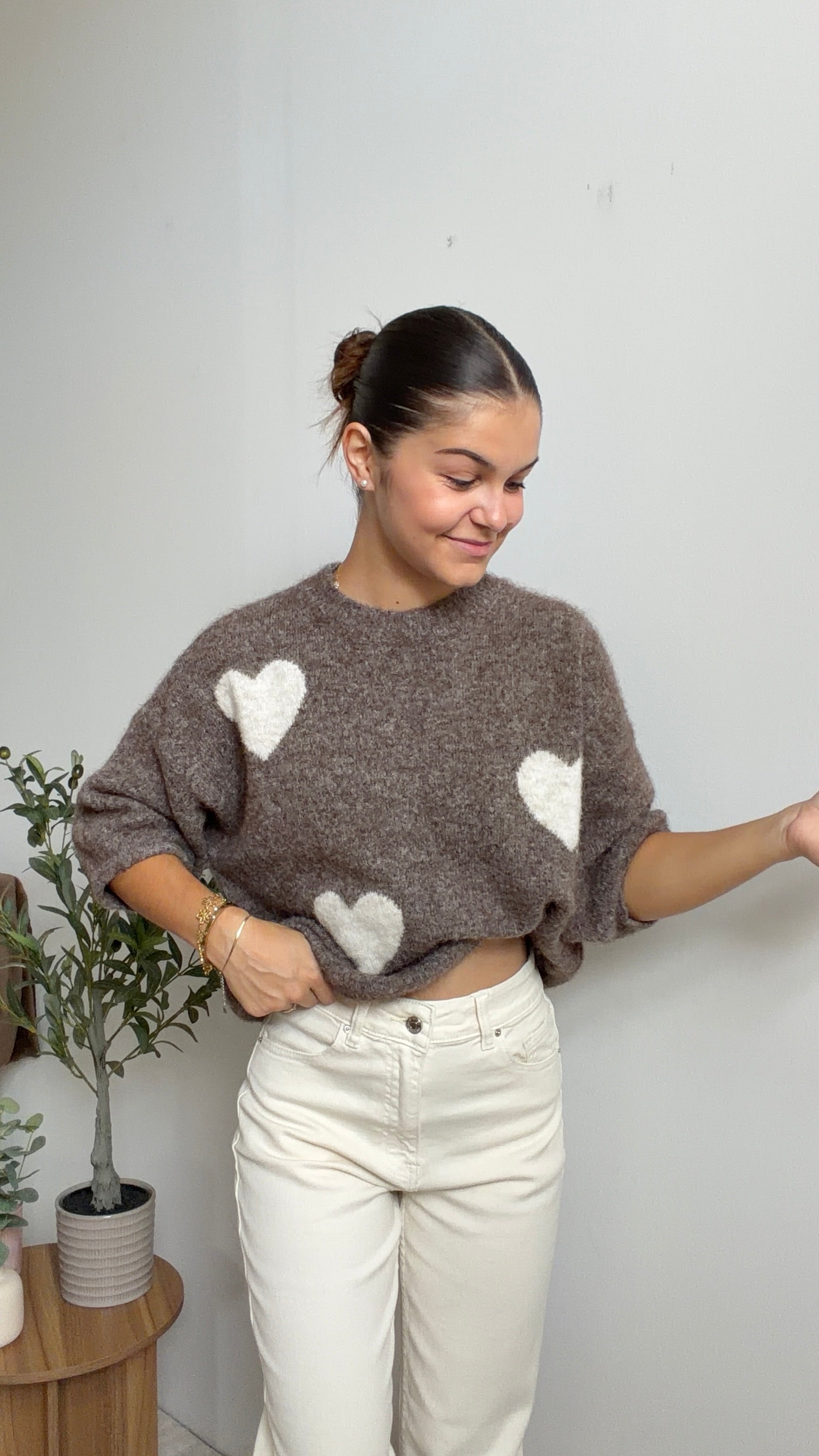Pull Kiara - chocolat Paula